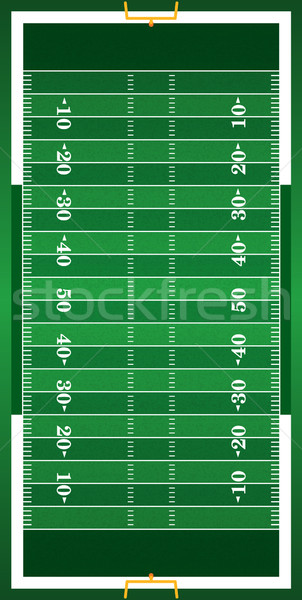 Trawy pionowy amerykański boisko do piłki nożnej ilustracja Zdjęcia stock © enterlinedesign