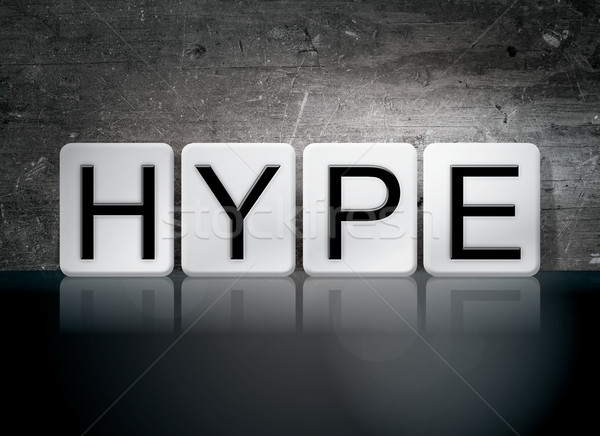 Hype Tiled Letters Concept and Theme Stock photo © enterlinedesign