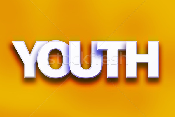 Youth Concept Colorful Word Art Stock photo © enterlinedesign