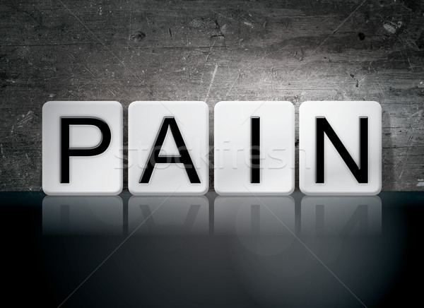 Pain Tiled Letters Concept and Theme Stock photo © enterlinedesign