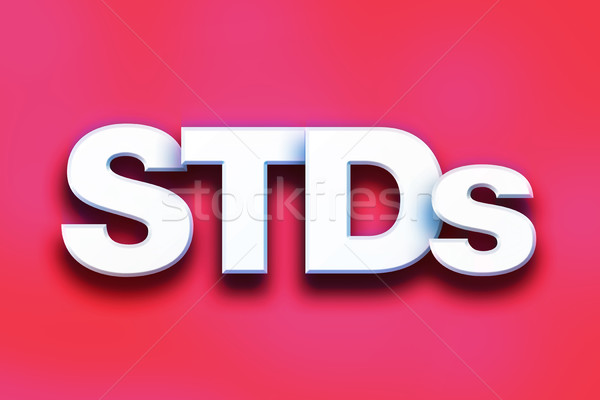 STDs Concept Colorful Word Art Stock photo © enterlinedesign