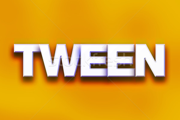 Tween Concept Colorful Word Art Stock photo © enterlinedesign