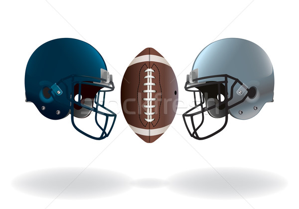 Americano calcio campionato gioco illustrazione isolato Foto d'archivio © enterlinedesign