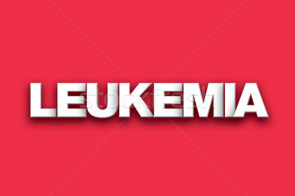 Leukemia Theme Word Art on Colorful Background Stock photo © enterlinedesign