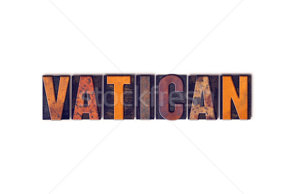 Vatican izolat tip cuvant scris Imagine de stoc © enterlinedesign