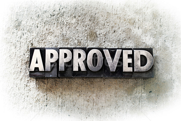 Approved Stock photo © enterlinedesign