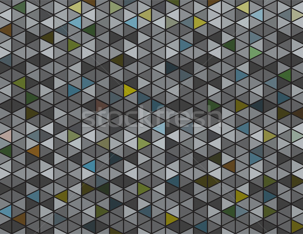 Abstract Grey and Dark Colored Triangle Background Stock photo © enterlinedesign