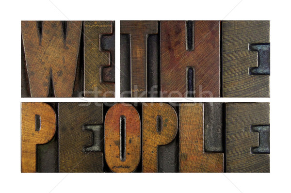 We The People Stock photo © enterlinedesign