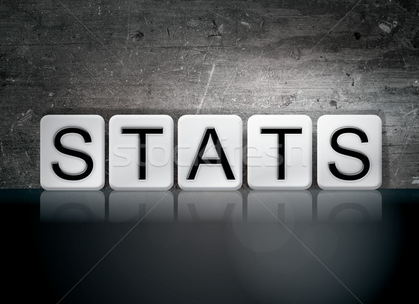 Stats Tiled Letters Concept and Theme Stock photo © enterlinedesign