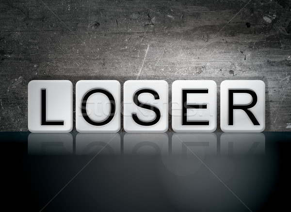 Loser Concept Tiled Word Stock photo © enterlinedesign