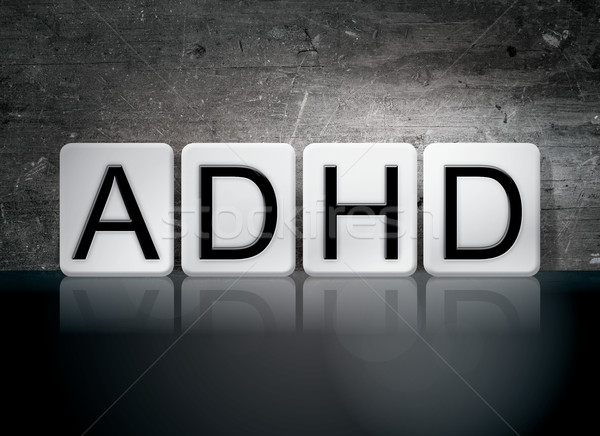 ADHD Tiled Letters Concept and Theme Stock photo © enterlinedesign