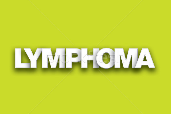Lymphoma Theme Word Art on Colorful Background Stock photo © enterlinedesign