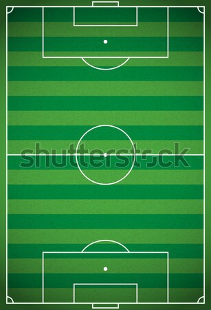 Vertical Realistic Football - Soccer Field Illustration Stock photo © enterlinedesign