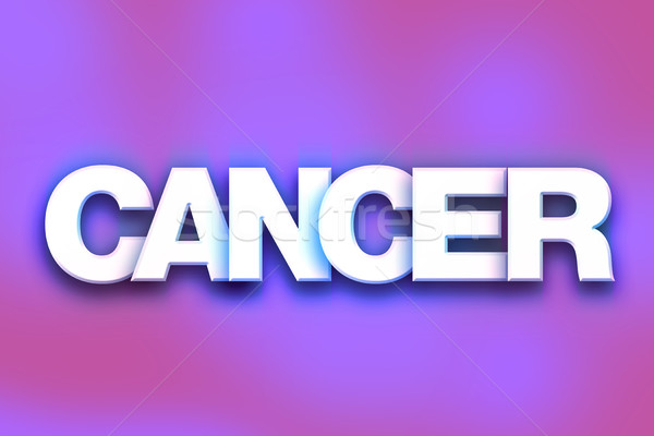 Cancer Concept Colorful Word Art Stock photo © enterlinedesign