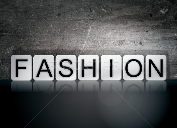 Fashion Tiled Letters Concept and Theme Stock photo © enterlinedesign