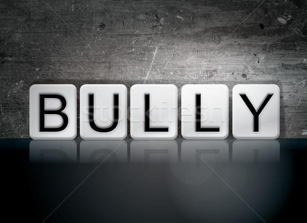 Bully Tiled Letters Concept and Theme Stock photo © enterlinedesign