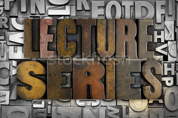Lecture Series Stock photo © enterlinedesign