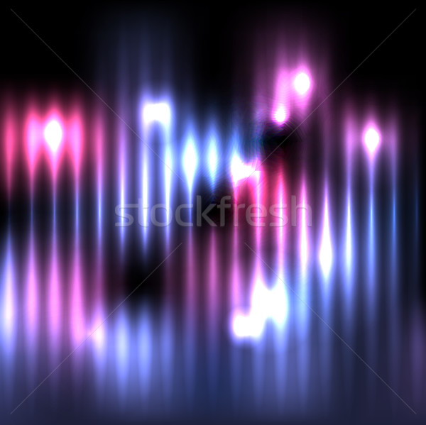 Abstract Vertical Glowing Lights Background Illustration Stock photo © enterlinedesign