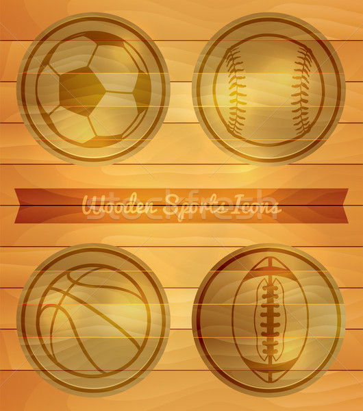 Foto stock: Deportes · iconos · ilustraciones · fútbol