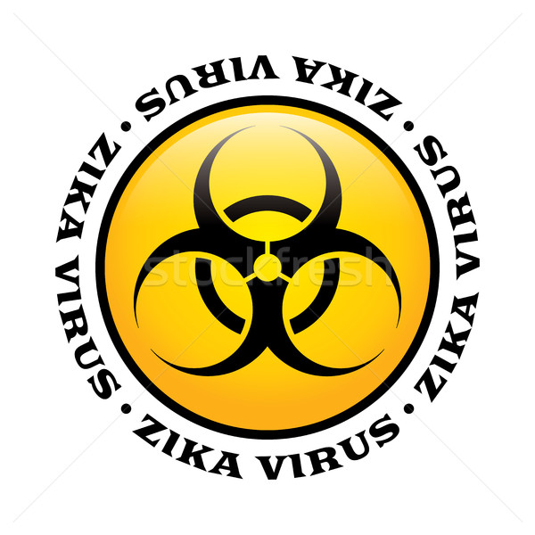 Zika Virus Biohazard Icon Illustration Stock photo © enterlinedesign