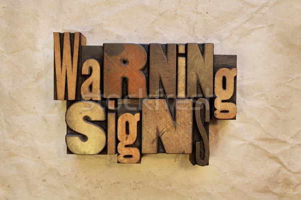 Warning Signs Stock photo © enterlinedesign