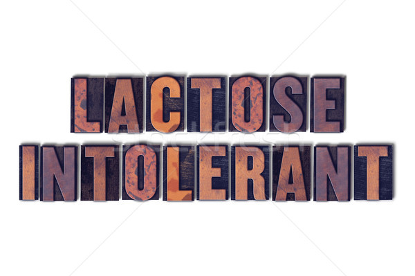 Lactose isolé mot mots écrit [[stock_photo]] © enterlinedesign