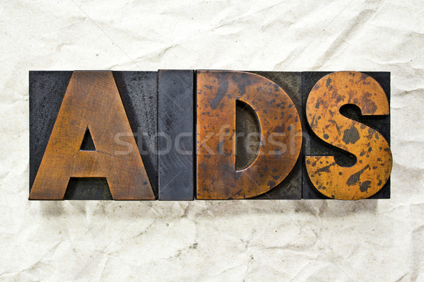 Aiuti acronimo scritto vintage legno Foto d'archivio © enterlinedesign