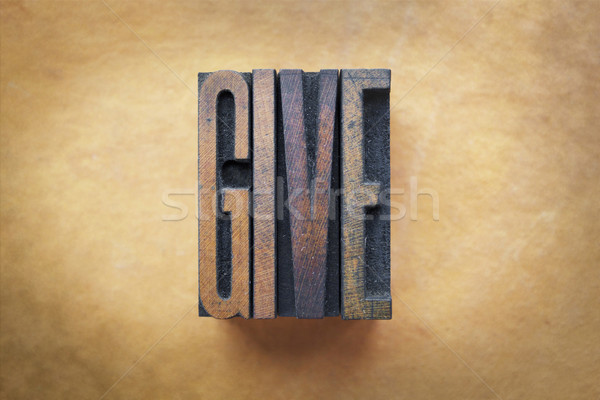 Give Stock photo © enterlinedesign