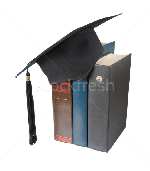Graduate hat and books Stock photo © Epitavi
