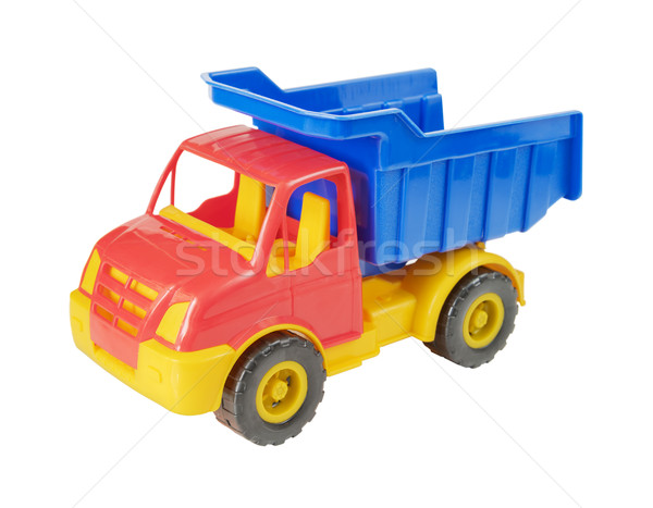 Toy truck on white background Stock photo © Epitavi