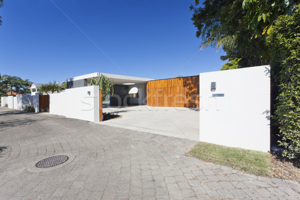 入口 大廈 現代 澳大利亞的 房子 商業照片 © epstock