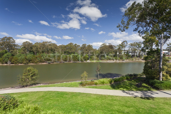 川 表示 公園 高級 オーストラリア人 郊外 ストックフォト © epstock