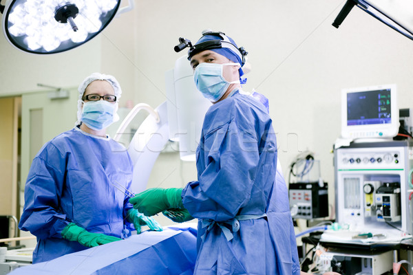 Сток-фото: хирург · медсестры · врач · здоровья · инструменты · портрет