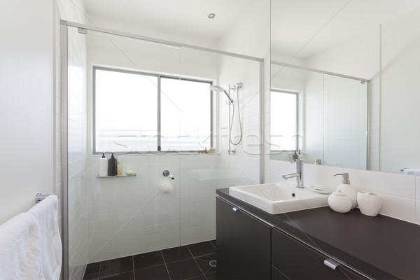 Modern banyo şık avustralya ev otel Stok fotoğraf © epstock