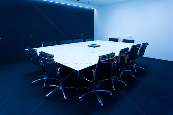 Modern tárgyaló kortárs konferenciaterem üzlet fény Stock fotó © epstock