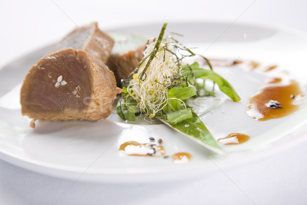 Seared Tuna Stock photo © epstock