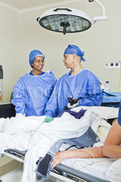 Stockfoto: Chirurgie · kamer · chirurg · verpleegkundige · tabel · gezondheid