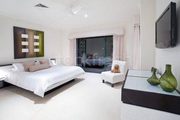 спальня роскошь особняк стены Финансы Сток-фото © epstock