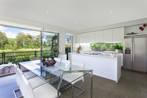Modern sufragerie bucătărie australian Imagine de stoc © epstock