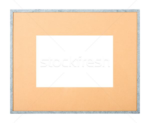 Grau Bilderrahmen matt modernen Stil Karton Stock foto © ErickN