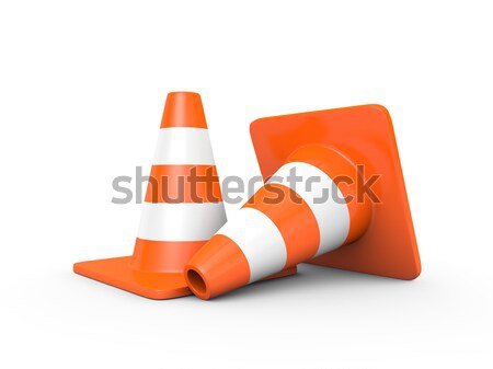 Traffic cones Stock photo © ErickN