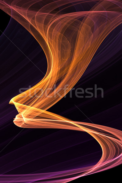 Abstract kleurrijk 3D gerenderd fractal ontwerp Stockfoto © ErickN