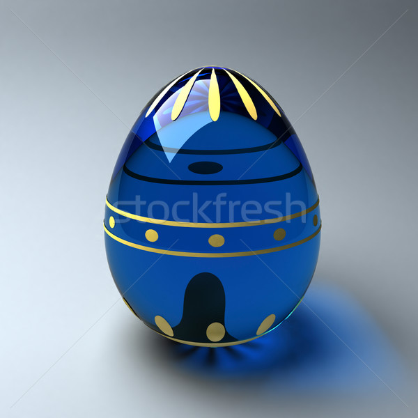 Blue easter egg Stock photo © ErickN