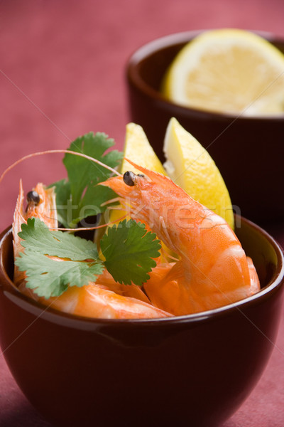 Shrimp appetizer Stock photo © ErickN