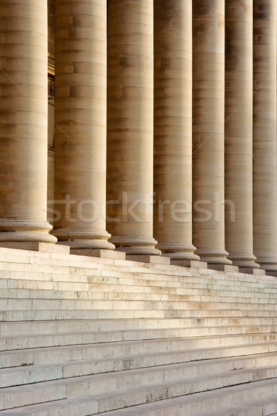 Escaleras columnas francés bolsa París Francia Foto stock © ErickN