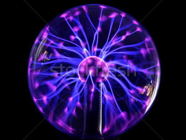 Plasma lámpara colorido experimento luz tecnología Foto stock © ErickN