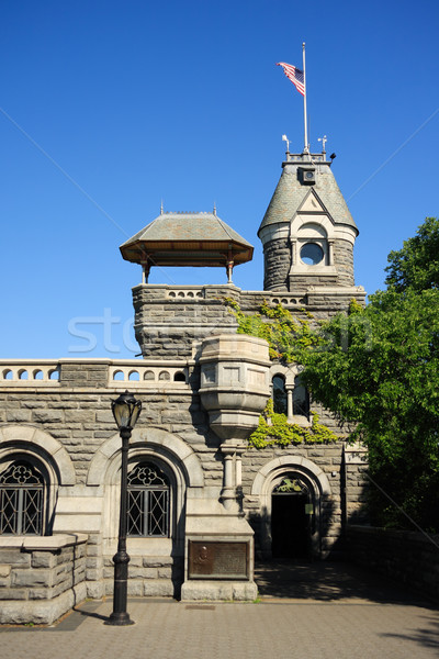 Castelo Central Park New York City EUA viajar bandeira Foto stock © ErickN