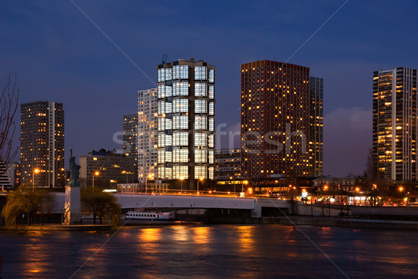 Beaugrenelle skyline Stock photo © ErickN