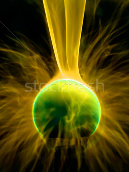 Plasma lâmpada colorido experiência luz tecnologia Foto stock © ErickN