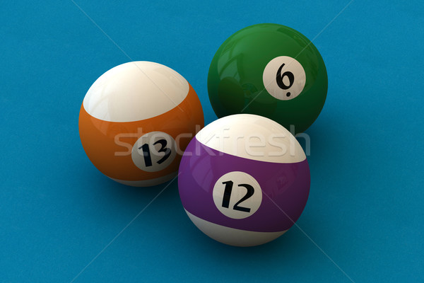 Pool balls Stock photo © ErickN